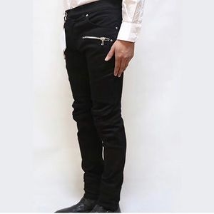 Balmain Black Biker Jeans (Released Summer 2018)